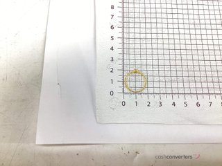anillo oro 18k con piedra con circonita