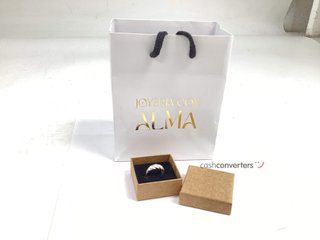 anillo plata 925mm con piedra con circonita