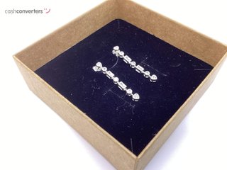 pendientes plata 925mm con piedra con circonita