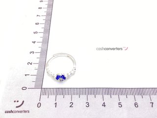 anillo plata 925mm con piedra con circonita