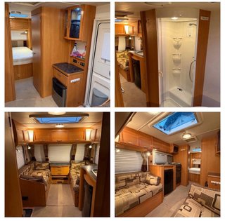 Caravana Lunar Clubman, Cama isla
