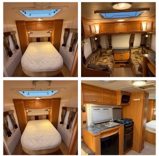 Caravana Lunar Clubman, Cama isla