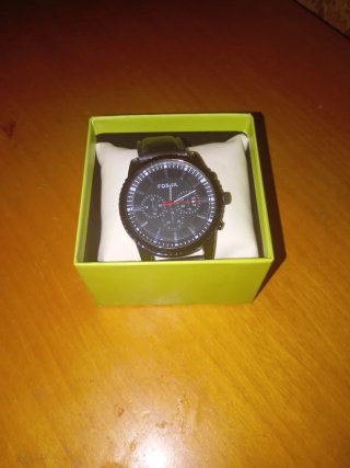 Reloj Fossil Negro Sin Usar Escucho ofertas