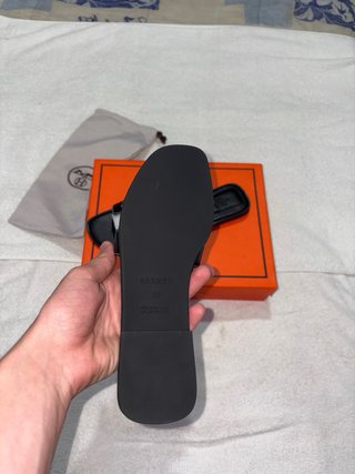 Sandali Hermès H Neri e Bianchi