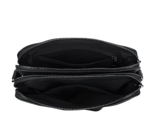 Bolso bandolera negro con diseño de pistola