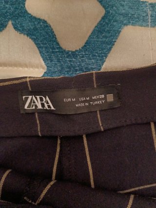Falda pantalón cuadros botones