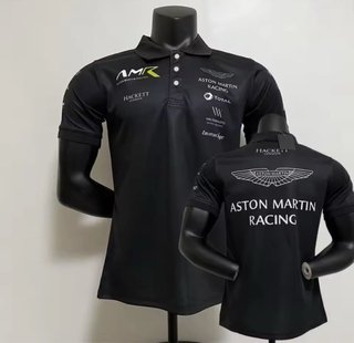 Camisa Aston Martin Racing Negra