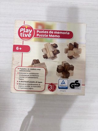Puzzles de memoria de madera