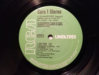 LP de VINILO - David Bowie - Ziggy Stardust