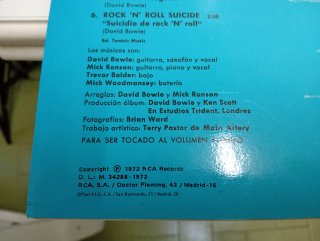 LP de VINILO - David Bowie - Ziggy Stardust