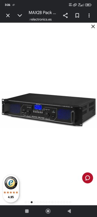 Equipo de Sonido Fenton MAX28 Pack