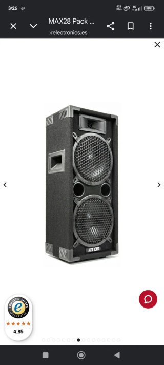 Equipo de Sonido Fenton MAX28 Pack