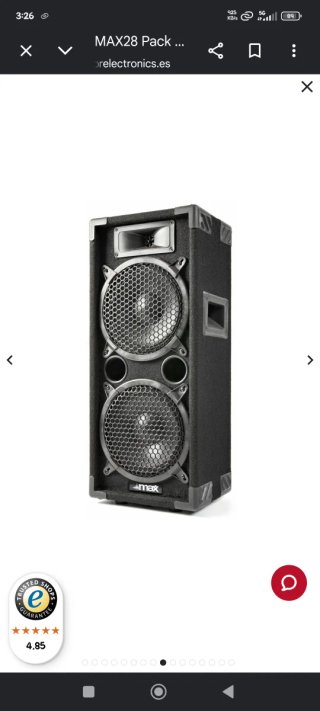 Equipo de Sonido Fenton MAX28 Pack