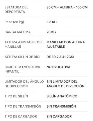 Bicicleta infantil sin pedales BTWIN Runride 900