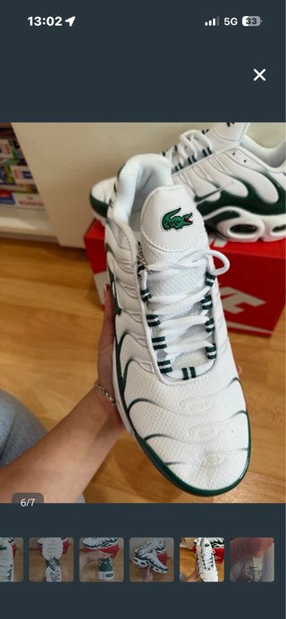 Nike TN Talla 44 Verde y Blanco