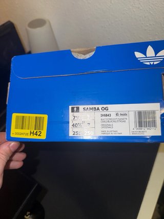 Zapatillas Adidas Samba OG Marrones Talla 40 2/3