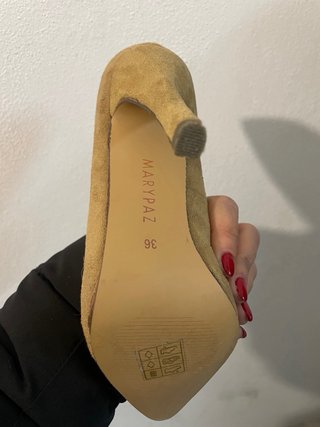 Scarpe col tacco MaryPaz marroni taglia 36