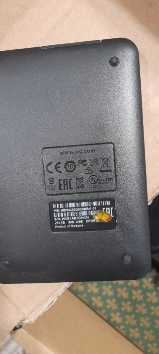Hard disk memorie esterne 500GB WD