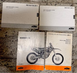 Manuales (originalesKTM 350 SX-F 2011 Chasis y Mor