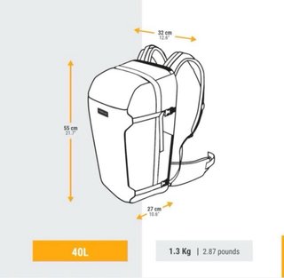 Mochila Forclaz Travel 500 Organizer 40L