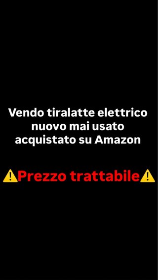 Tiralatte elettrico nuovo Amazon