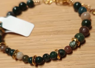 Pulsera artesanal piedras naturales