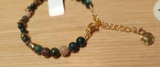 Pulsera artesanal piedras naturales