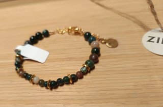 Pulsera artesanal piedras naturales