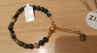 Pulsera artesanal piedras naturales