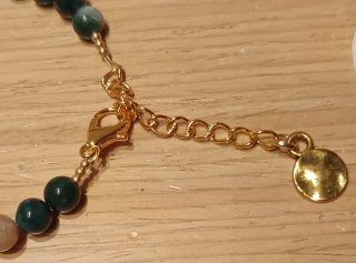 Pulsera artesanal piedras naturales