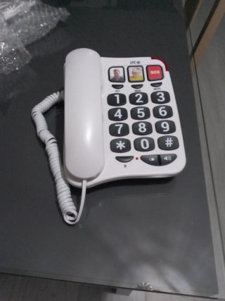 Teléfono SPC Blanco con Botones Grandes