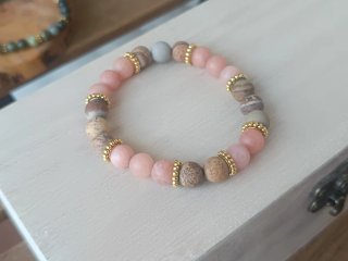 Pulsera artesanal piedra natural