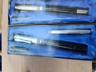 Set di penne stilografiche in astuccio blu
