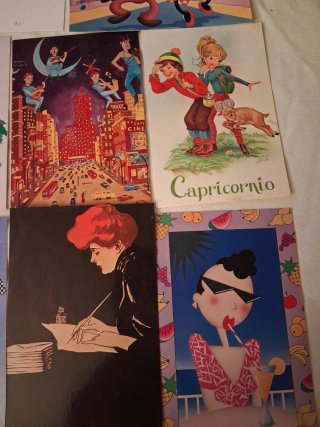Lote postales contemporáneas