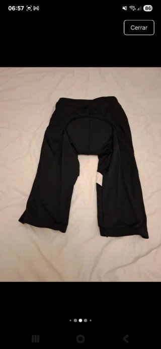 Culotte Ciclismo Talla S Negro