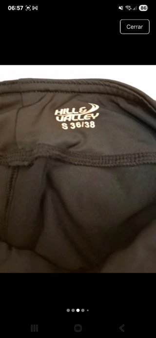 Culotte Ciclismo Talla S Negro