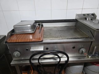 Plancha profesional acero inoxidable