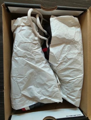 Scarpe Jordan 4 RM (GS) nere e rosse