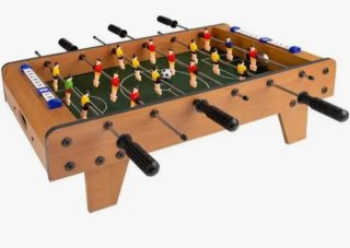 Mini futbolín de mesa