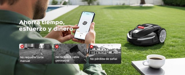 Robot tosaerba LEBOSBO V3 IA senza cavo 100m²