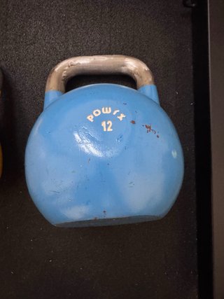 Kettlebell 12KG Powrx Azul