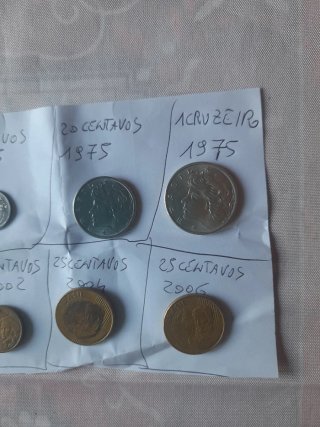 16 monete Brasile varie annate