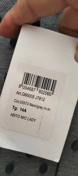 Vestito Liu Jo pois nero e grigio