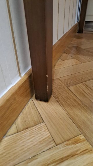 Consola recibidor madera 2 cajones