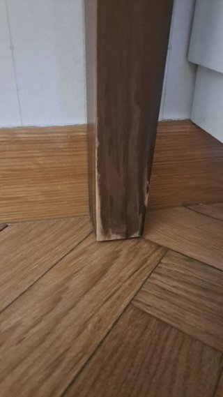 Consola recibidor madera 2 cajones