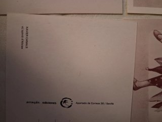 Lote postales arte contemporáneo