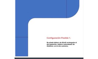Mesa de escritorio angular