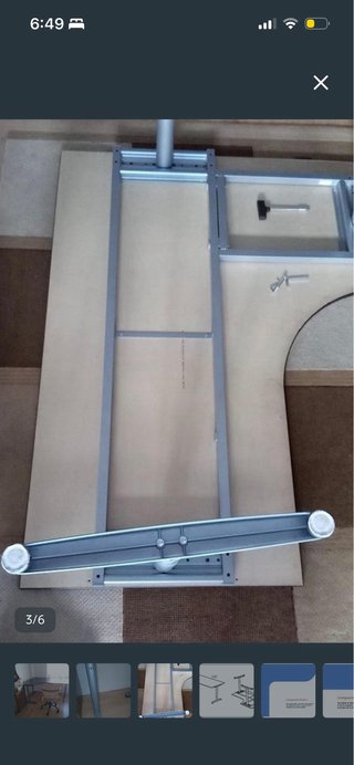 Mesa de escritorio angular