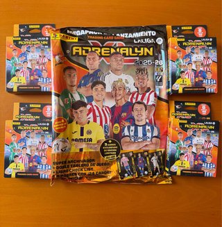 4 Blísters + Starter Pack Adrenalyn 2025-26