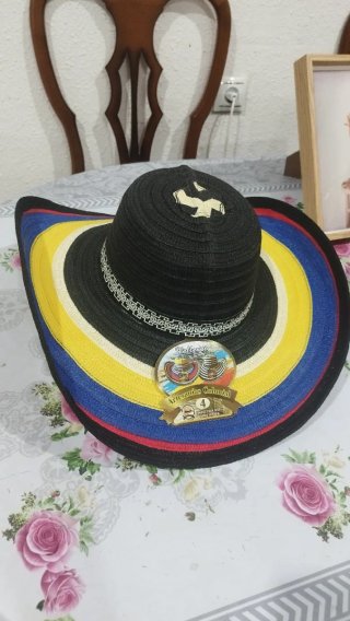 Sombrero tradicional Colombiano  multicolor S
